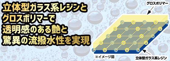 ガラス系ボディコートは被膜が硬く、長持ちするのが特徴