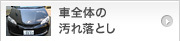 車全体の汚れ落とし